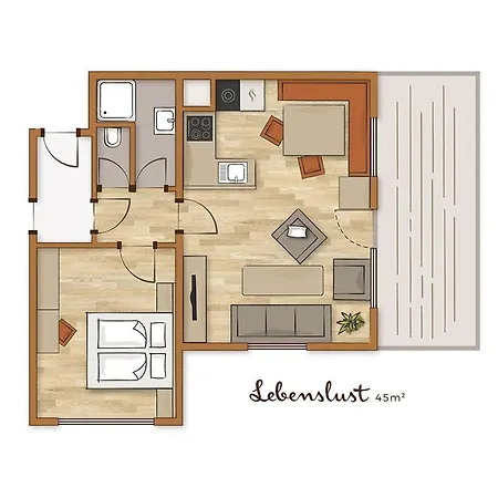 Appartement Bio-holzhaus Und Heimat *